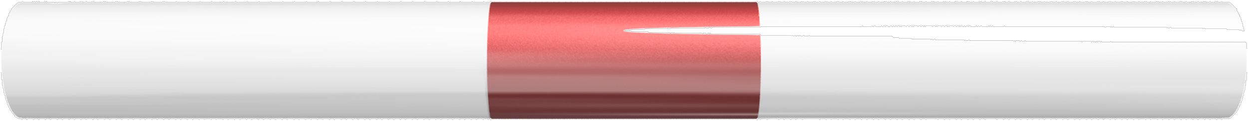 Schake Schutzgeländer Stahl Querholm Ø 48 mm weiß | rot - 500 mm