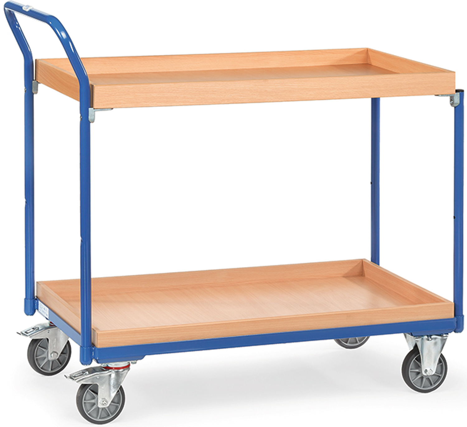 Fetra Tischwagen mit zwei Holzkästen 1000 x 600 mm