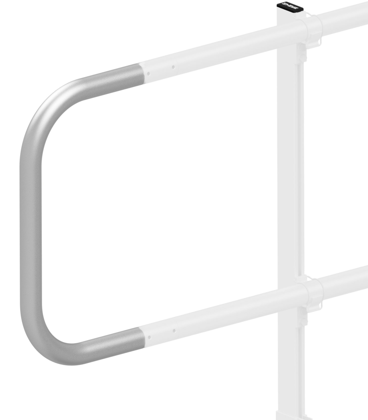 Hymer HYGHTS Geländersystem Geländerrohr-Endstück Geländerabschluss Alu für zwei Ebenen (HY-30510108) Bild-01