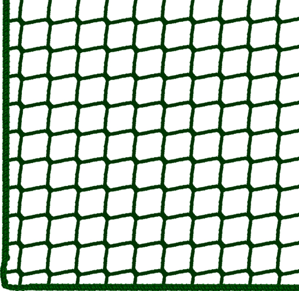 Huck Schutznetz flammhemmend MW 45 | Ø 2,3 mm nach Maß - dunkelgrün