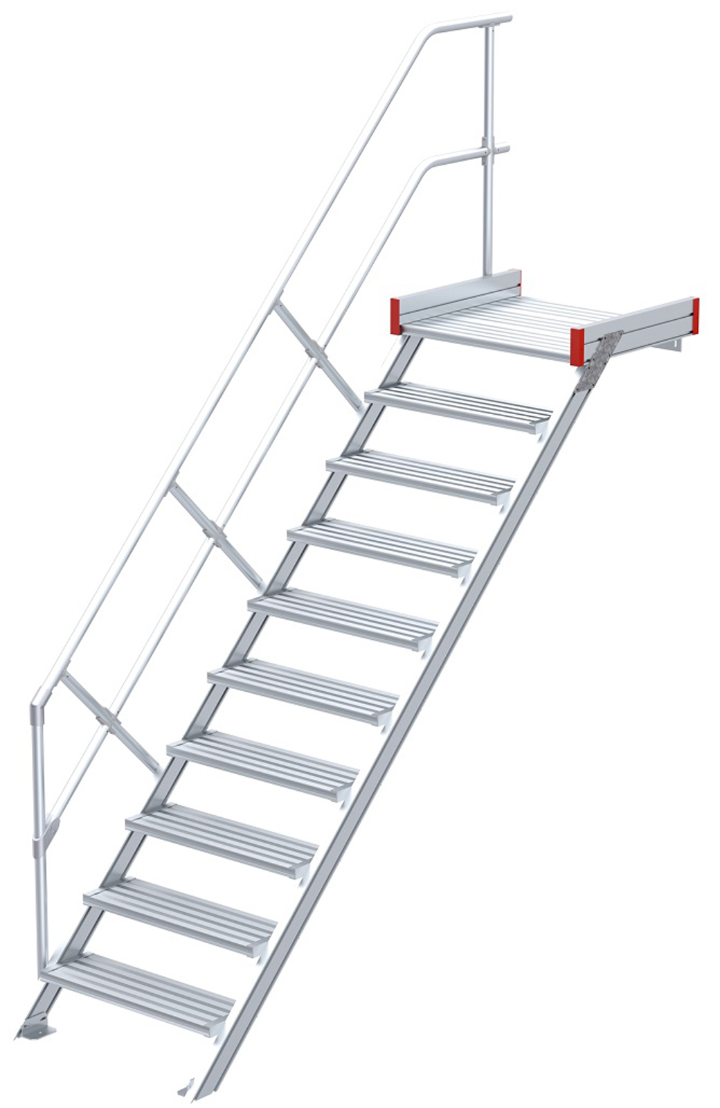 euroline Podesttreppe 45° 10 Stufen - 800 mm