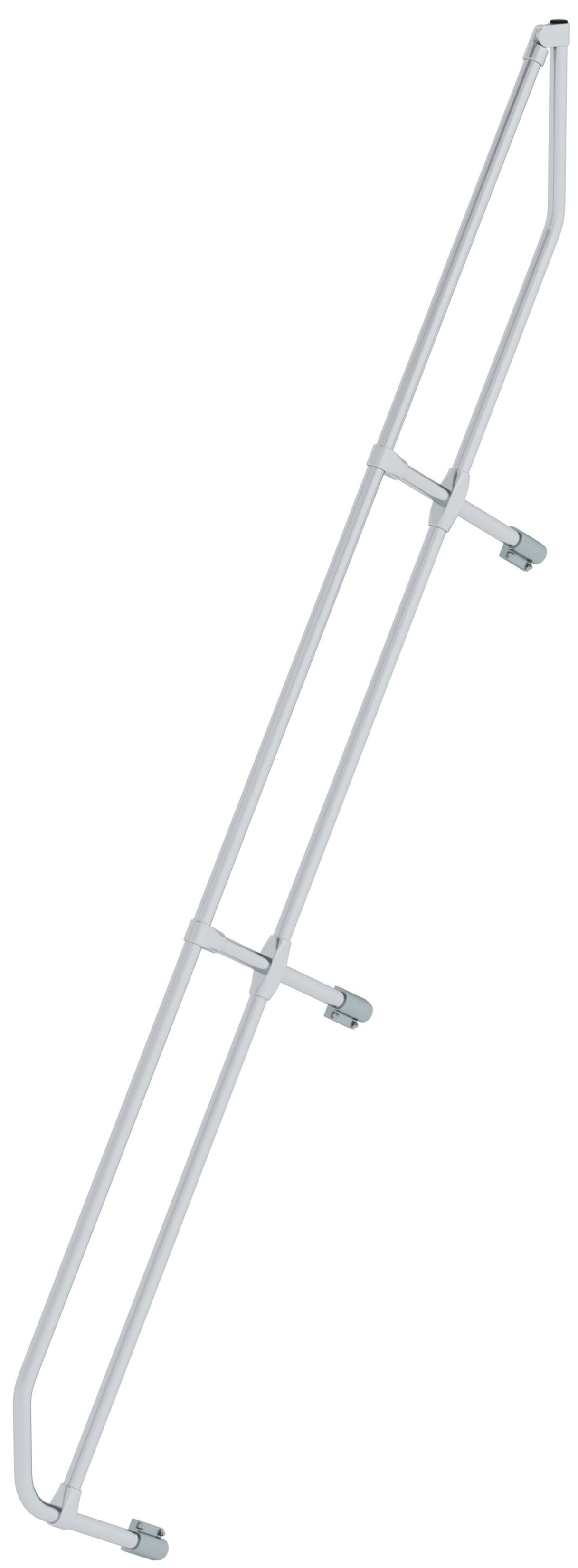 Günzburger Treppengeländer 60° 11 Stufen Einseitiger Handlauf für Alutreppe 60° (GB-600291) Bild-01