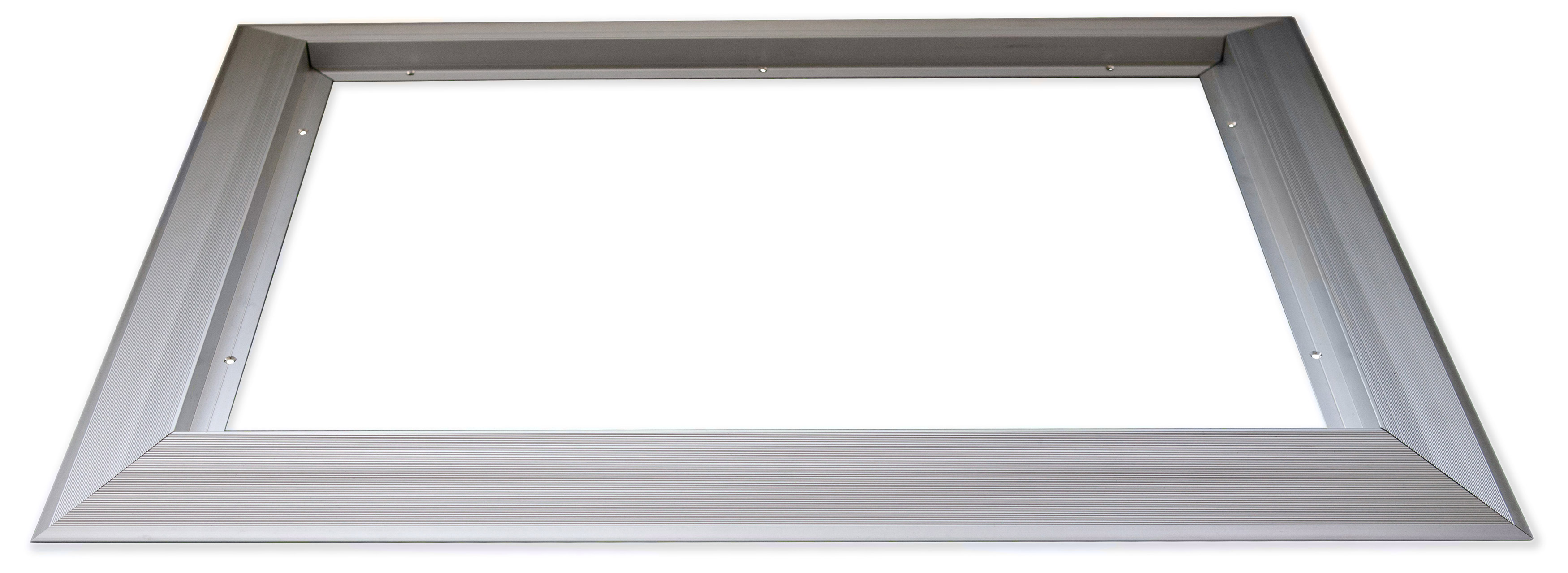 Miltex Schrägrahmen Eazycare Wave Aluminium - 585 x 385 mm Abgeschrägter Rahmen Alu für Eazycare Wave Matte zur losen Verlegung (MT-38310) Bild-01