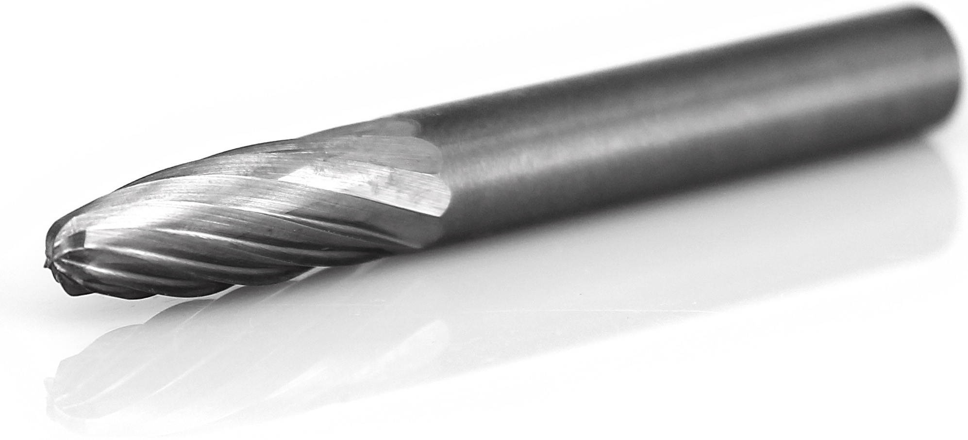 procut Hartmetallfrässtift Rundbogenform RBF F60618-ALU Schaft-∅ 6 mm - Kopf-∅ 6 mm - ALU-Verzahnung (PC-F60618-ALU) Bild-01