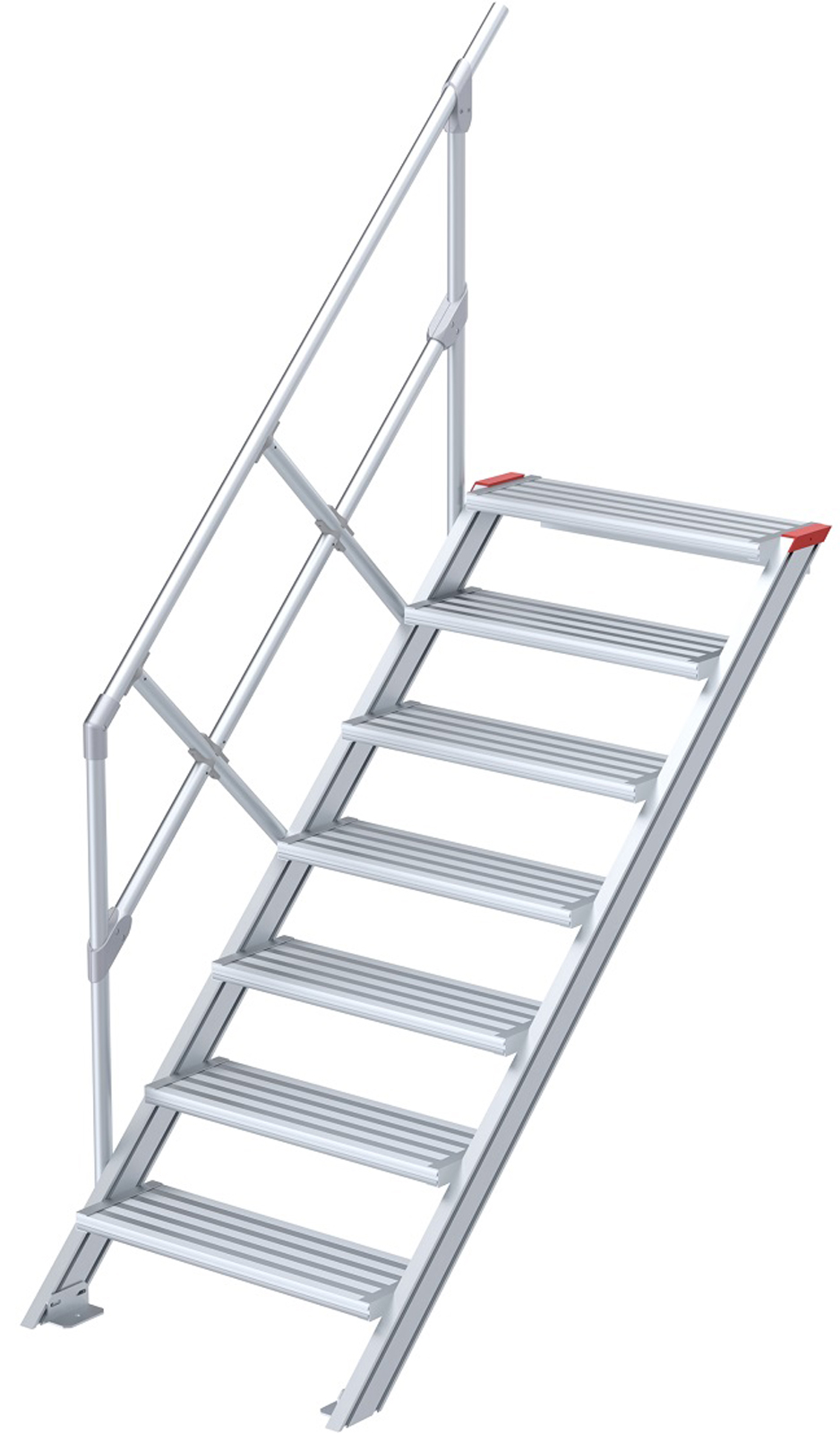 euroline Alu-Treppe 45° 7 Stufen - 600 mm