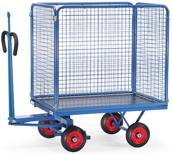 Fetra Handpritschenwagen 6404L Mit Zugöse – 1200x800 Mm, Stabil & Robust Für Werkstatt & Co.