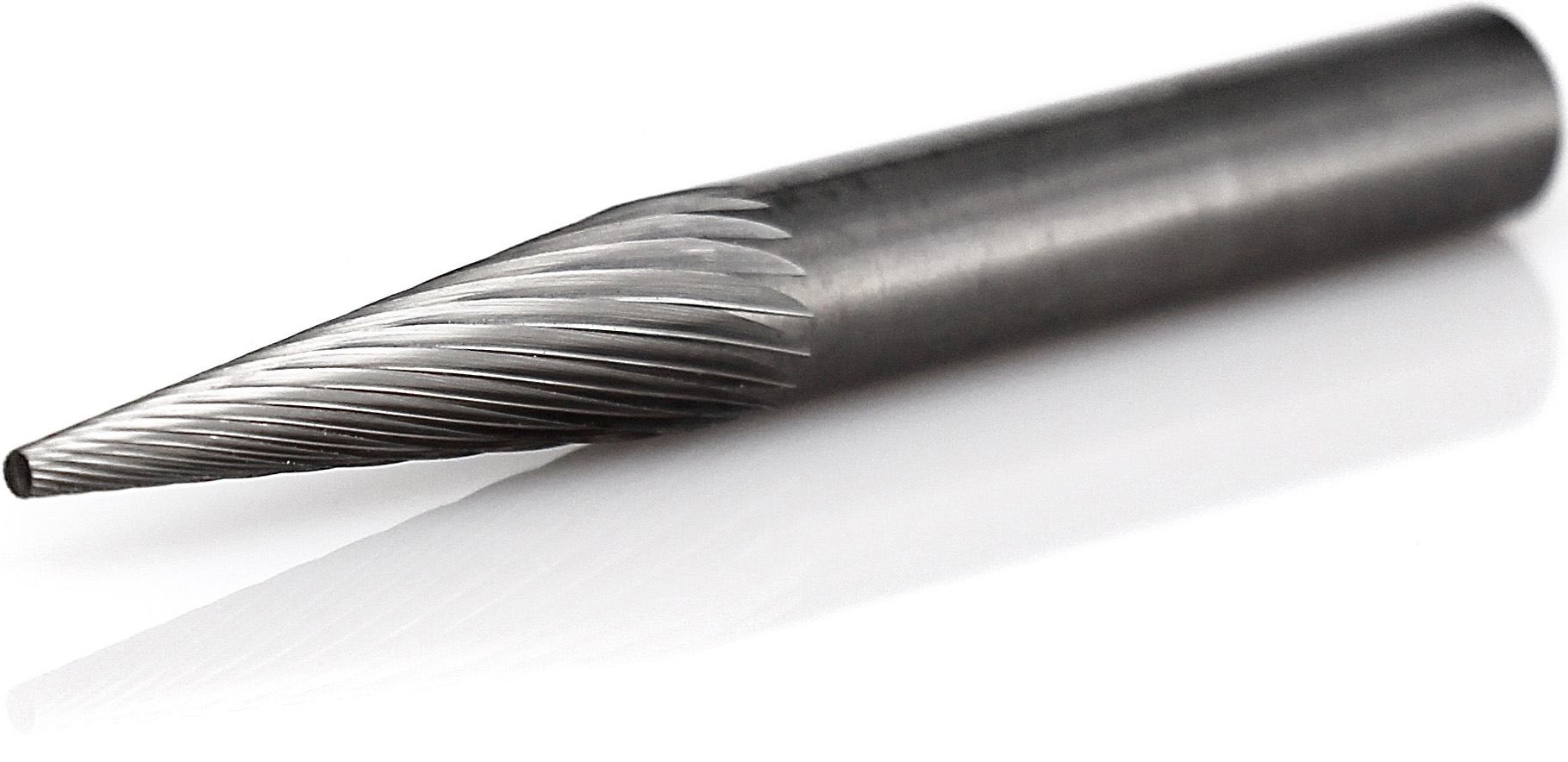 procut Hartmetallfrässtift Spitzkegelform SKM M60612-2 Schaft-∅ 6 mm - Kopf-∅ 6 mm - Standardverzahnung (PC-M60612-2) Bild-01