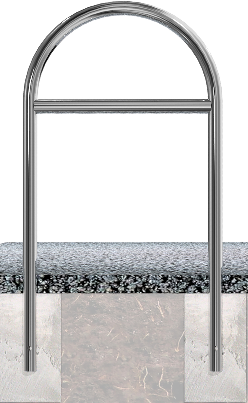 Schake Rundbügel Edelstahl mit Querholm OE Ø 48 mm - 650 x 1200 mm