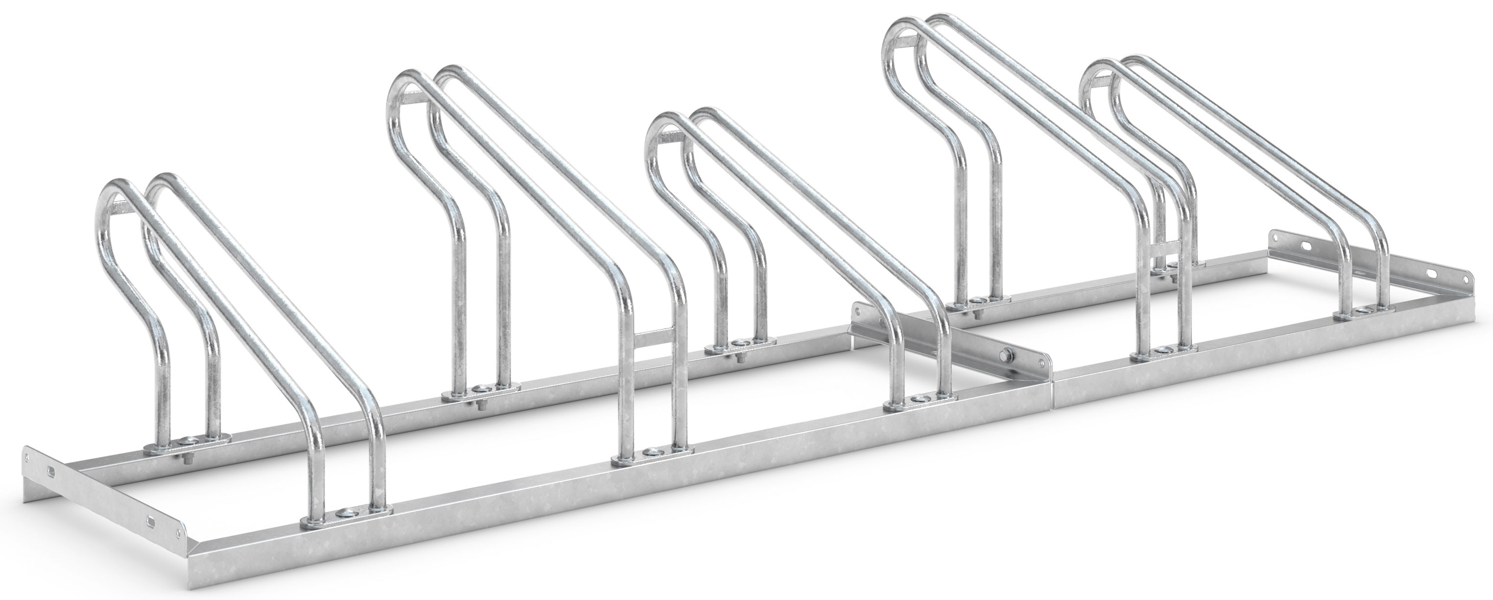 WSM Fahrradständer Bügelparker 2055 BF Stahl - 5 Einstellplätze  (WSM-105700063) Bild-02