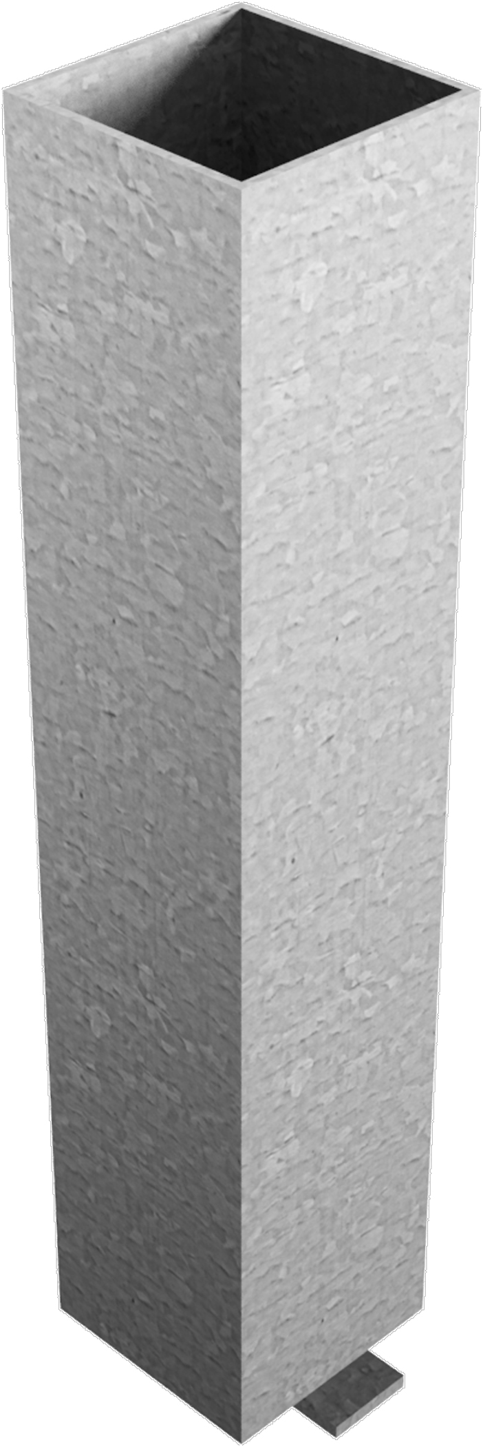 Schake Bodenhülse ohne Verschluss für Absperrpfosten 70 x 70 mm 