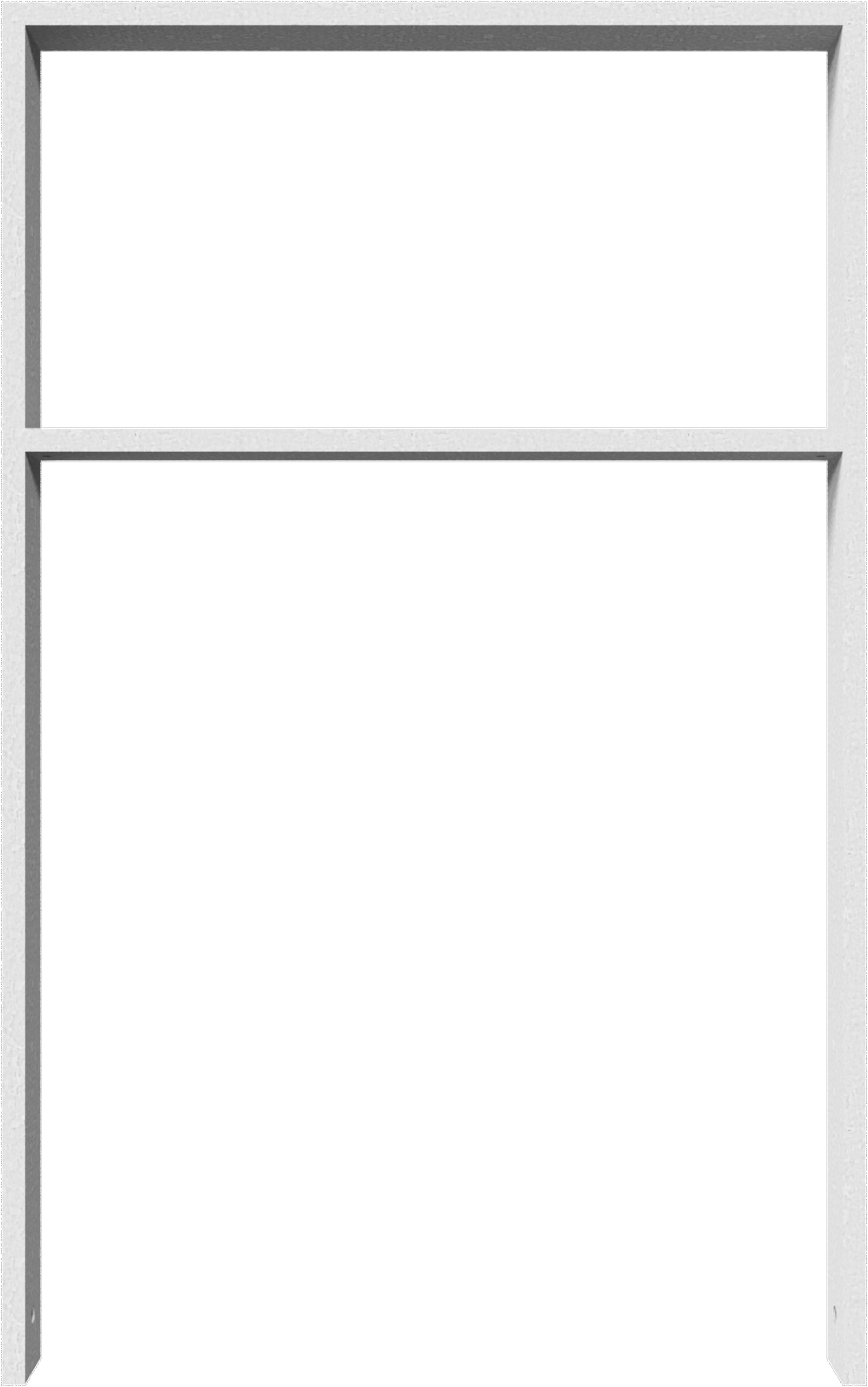 Schake Anlehnbügel Stahl mit Querholm OE 80 x 20 mm verzinkt - 750 x 1200 mm