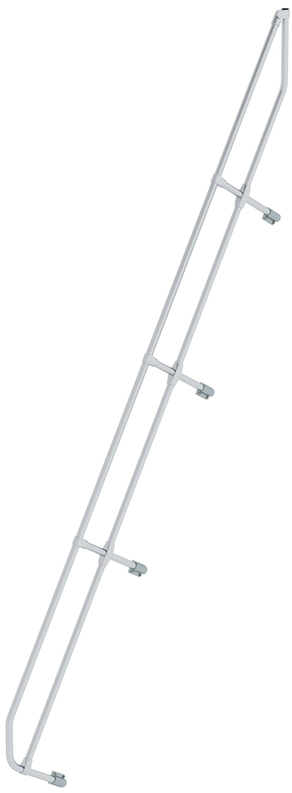 Günzburger Treppengeländer 60° 15 Stufen Einseitiger Handlauf für Alutreppe 60° (GB-600295) Bild-01
