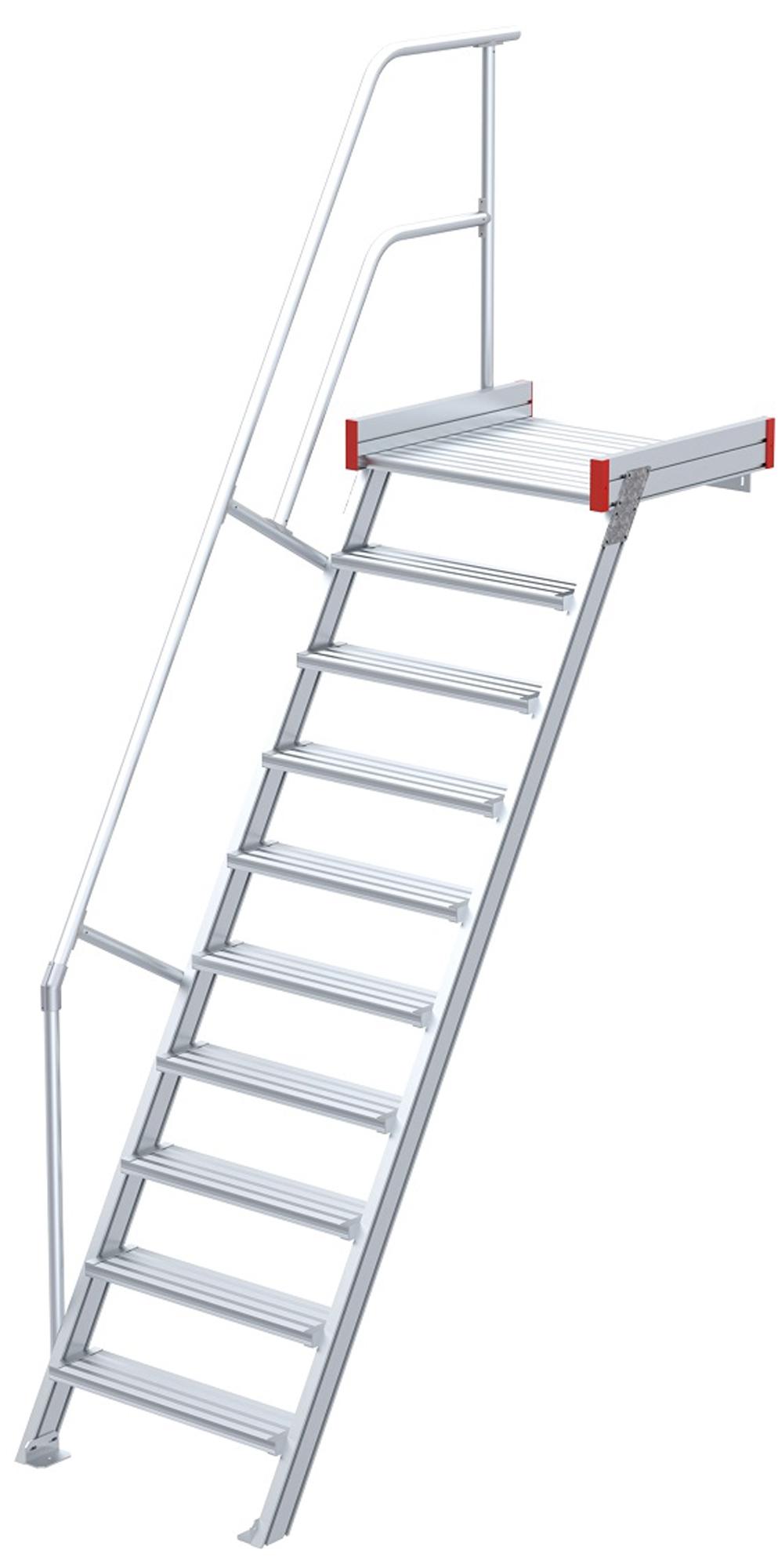 euroline Podesttreppe 60° 10 Stufen - 800 mm