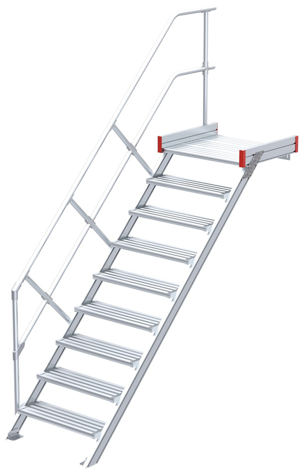 euroline Podesttreppe 45° 9 Stufen - 600 mm