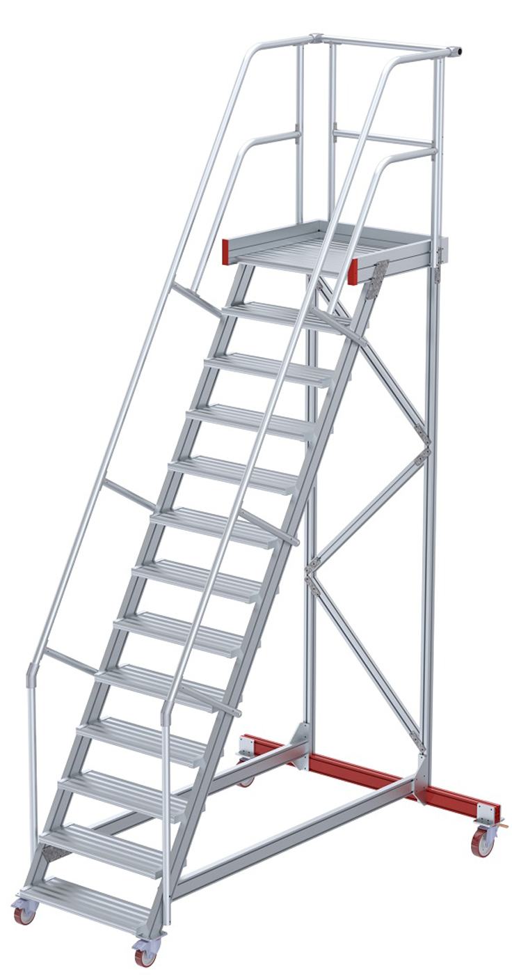 euroline Wartungsbühne 60° 13 Stufen - 600 mm