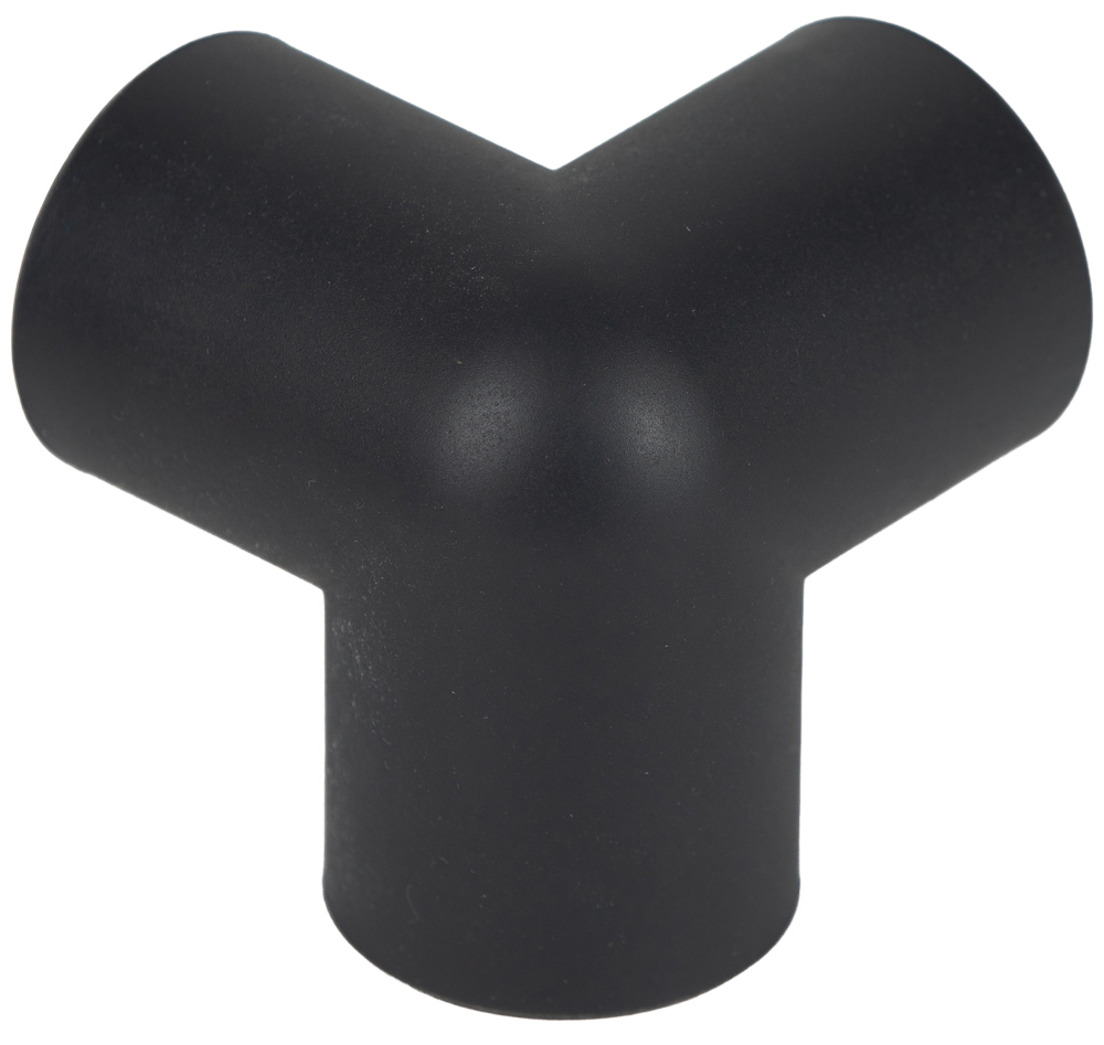 Knuffi Schutzprofil Schutzecken Typ A3D anthrazit PU Schutzecken 90° T-Verbindung für Warnprofile aus Polyurethan - Eckschutz mit selbstklebenden Kanten (SM-PEA-10904) Bild-01