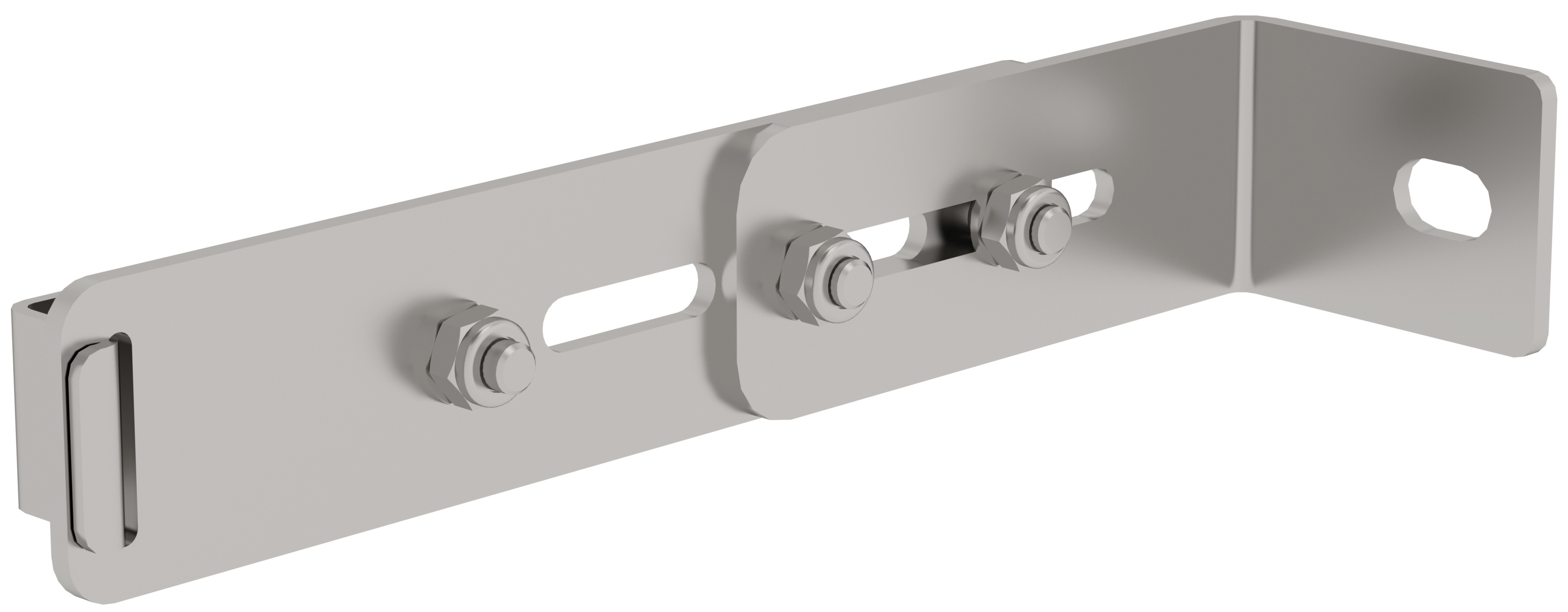 Günzburger Wandhalter Edelstahl mit Klemmbügel verstellbar 215 - 275 mm