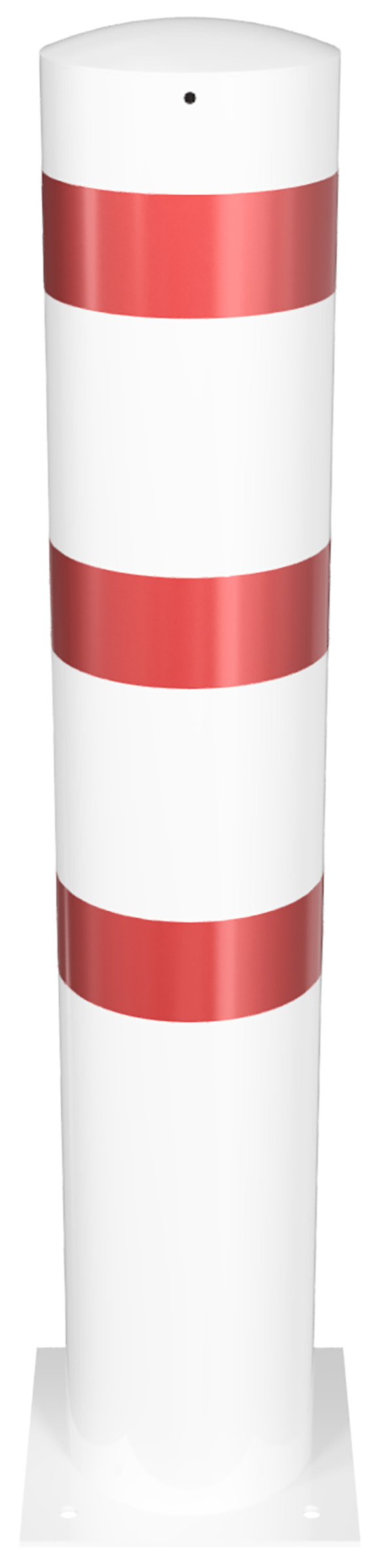Schake Stahlrohrpoller OD Ø 273 mm weiß | rot - 1,50 m