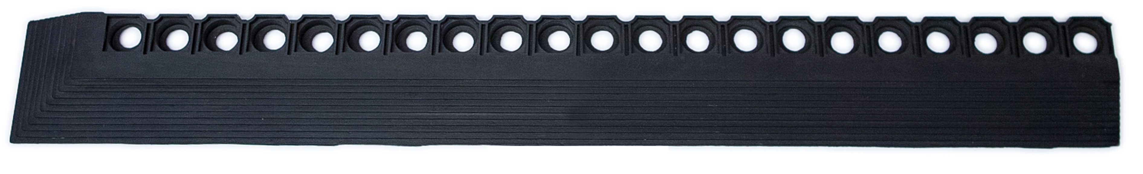 Miltex Leiste Eazycare Scrub schwarz - 905 x 105 mm Abschlussleiste Kautschuk für Eazycare Scrub Matte mit Auffahrkeil (MT-31910) Bild-01