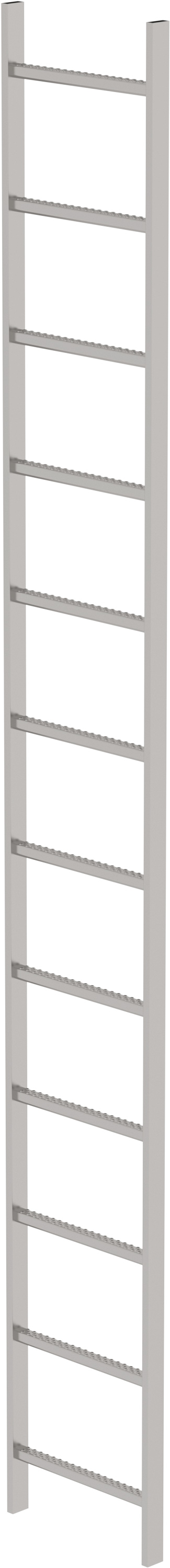 Günzburger Schachtleiter Edelstahl - Lichte Weite 400 mm - 12 Sprossen