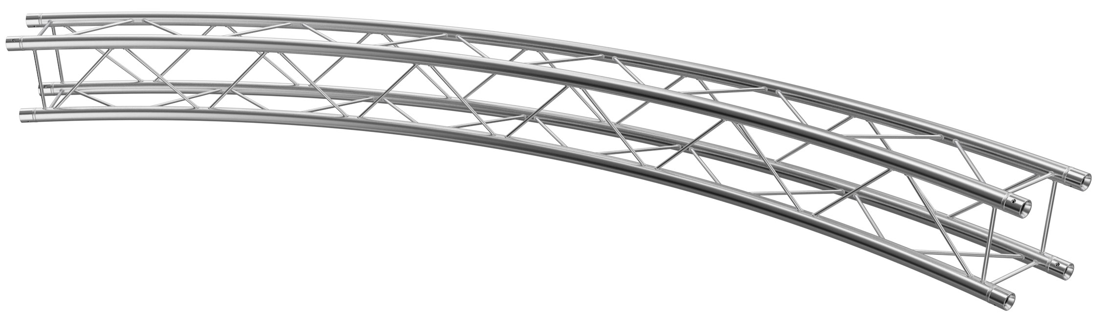 Global Truss Dekotraverse F24 Kreisstück für Ø 3,0 m 90° Dekotraverse aus Aluminium (GT-F24R15-90) Bild-01