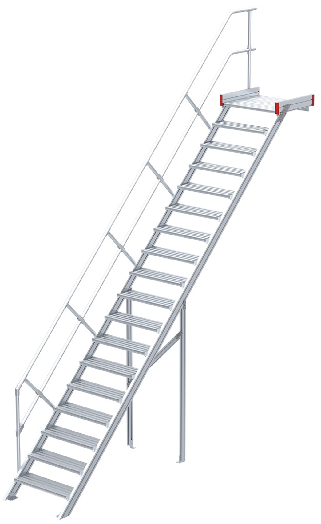 euroline Podesttreppe 45° 18 Stufen - 600 mm