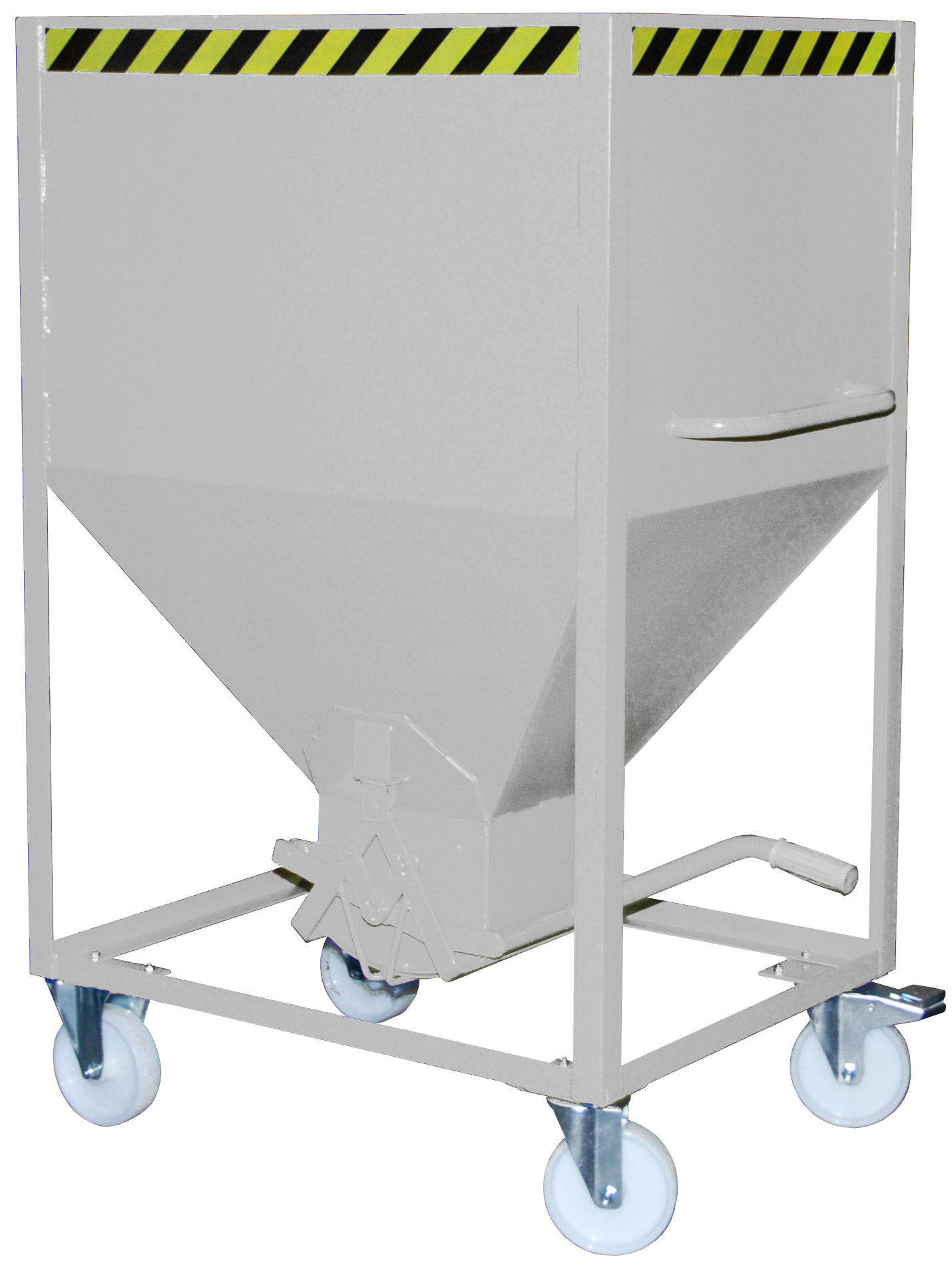 Bauer Silowagen SR-600 - verzinkt Silobehälter 600 Liter fahrbar - Silotrichter Stahl verzinkt (BA-4437-06-0000-7) Bild-01