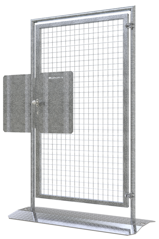 Schake Mobilzaun Fluchttür