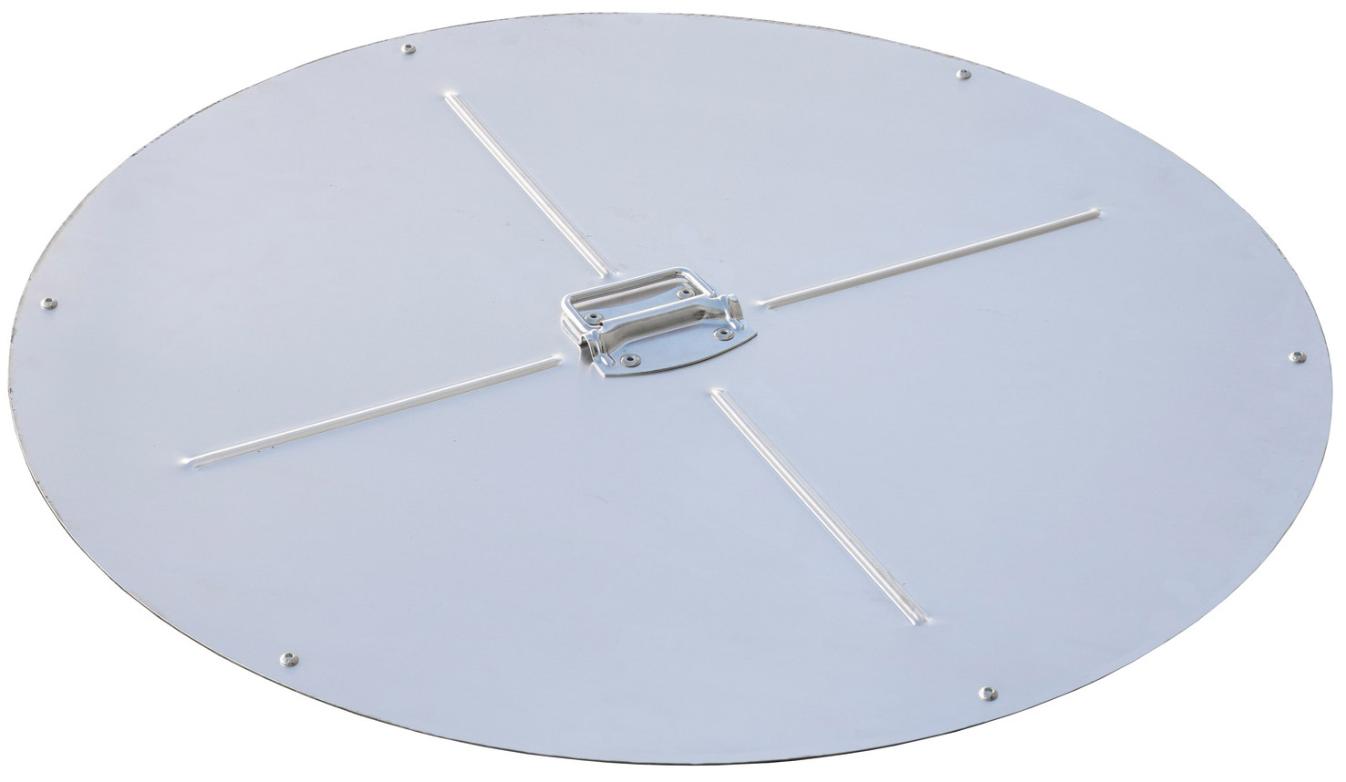 Bauer Klappbodenbehälter Deckel RB Aluminium-Deckel für Rund-Klappbodenbehälter (BA-4507-01-0200) Bild-01