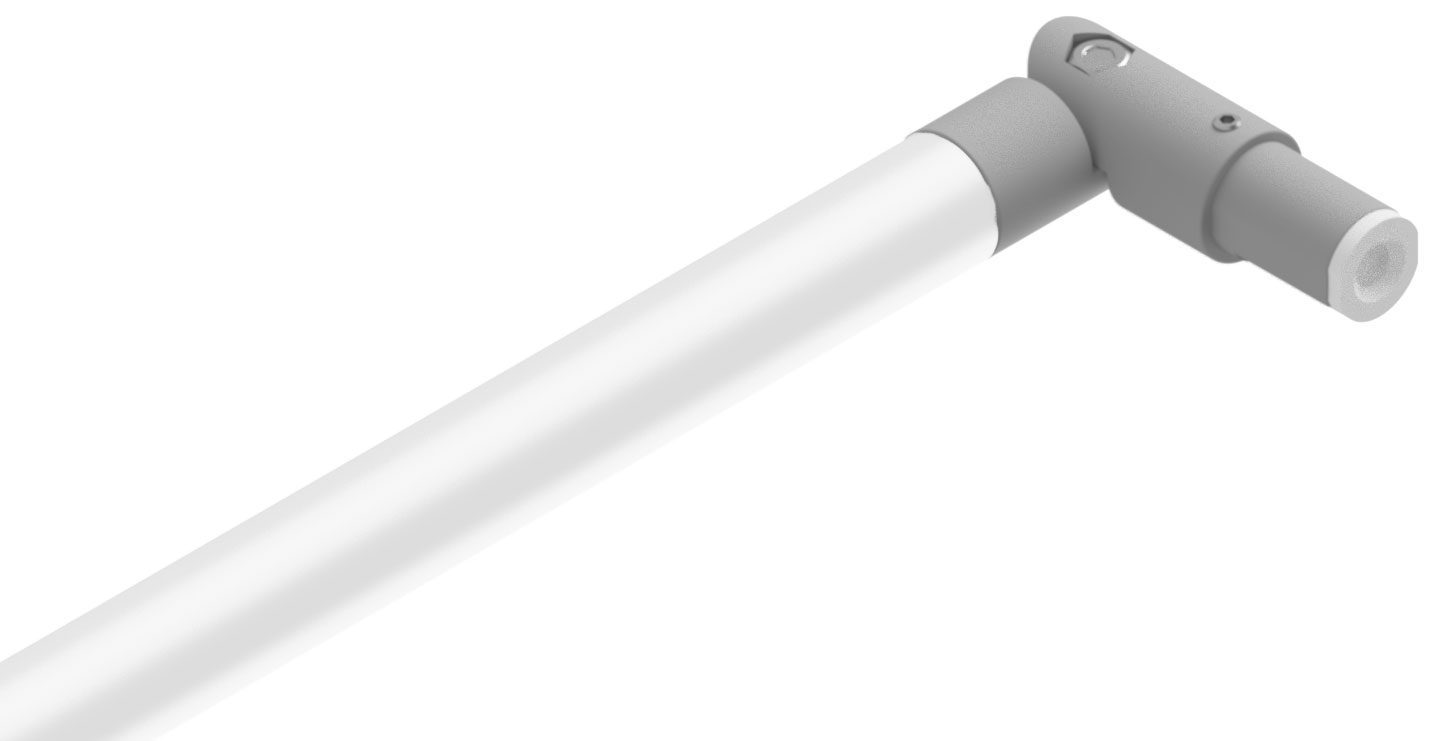 Hymer HYGHTS Geländersystem Geländerrohr-Winkelverbinder Eckbolzen Alu für Geländerrohr-Elemente - Eckverbindung (HY-30510102) Bild-01