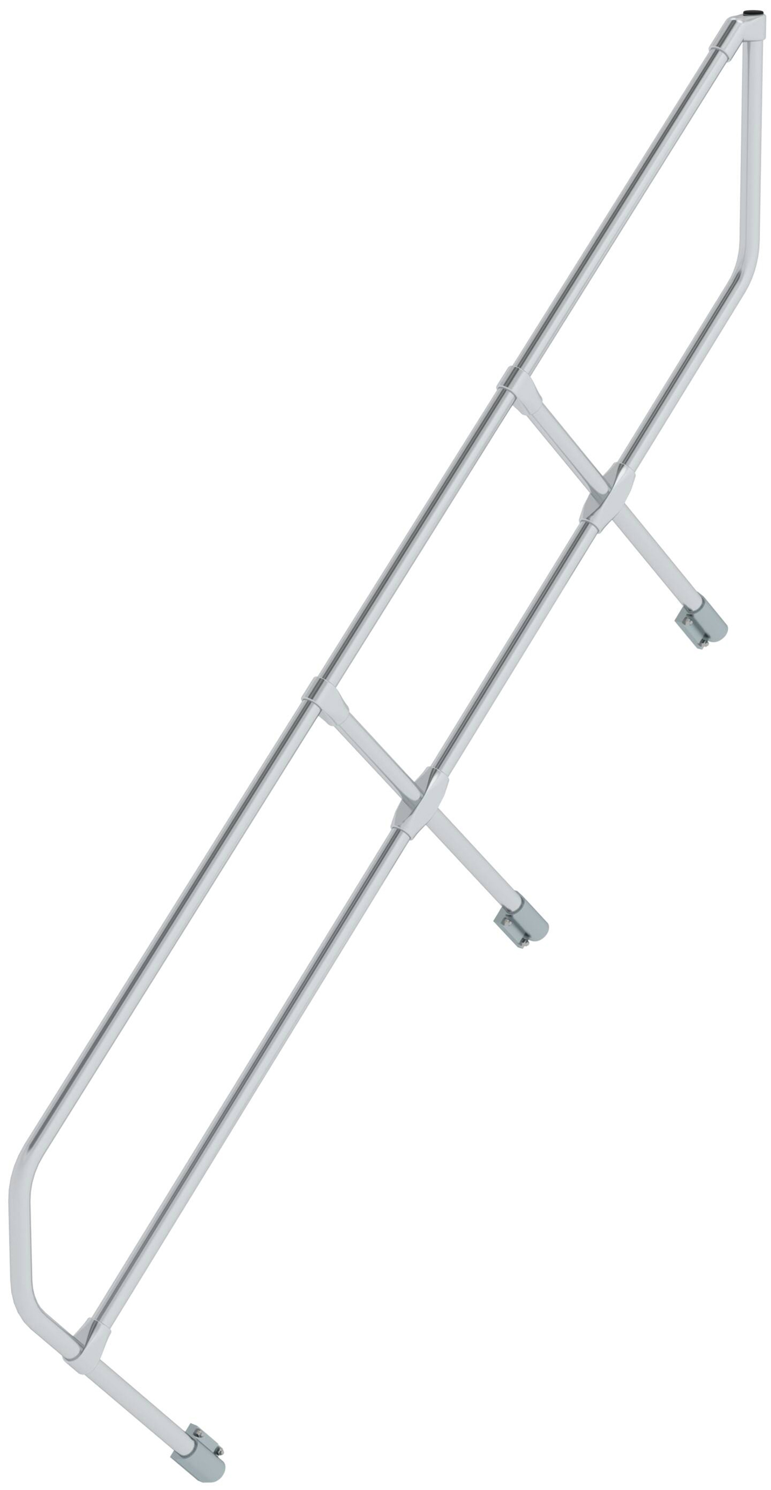 Günzburger Treppengeländer 45° 8 Stufen Einseitiger Handlauf für Alutreppe 45° (GB-600308) Bild-01