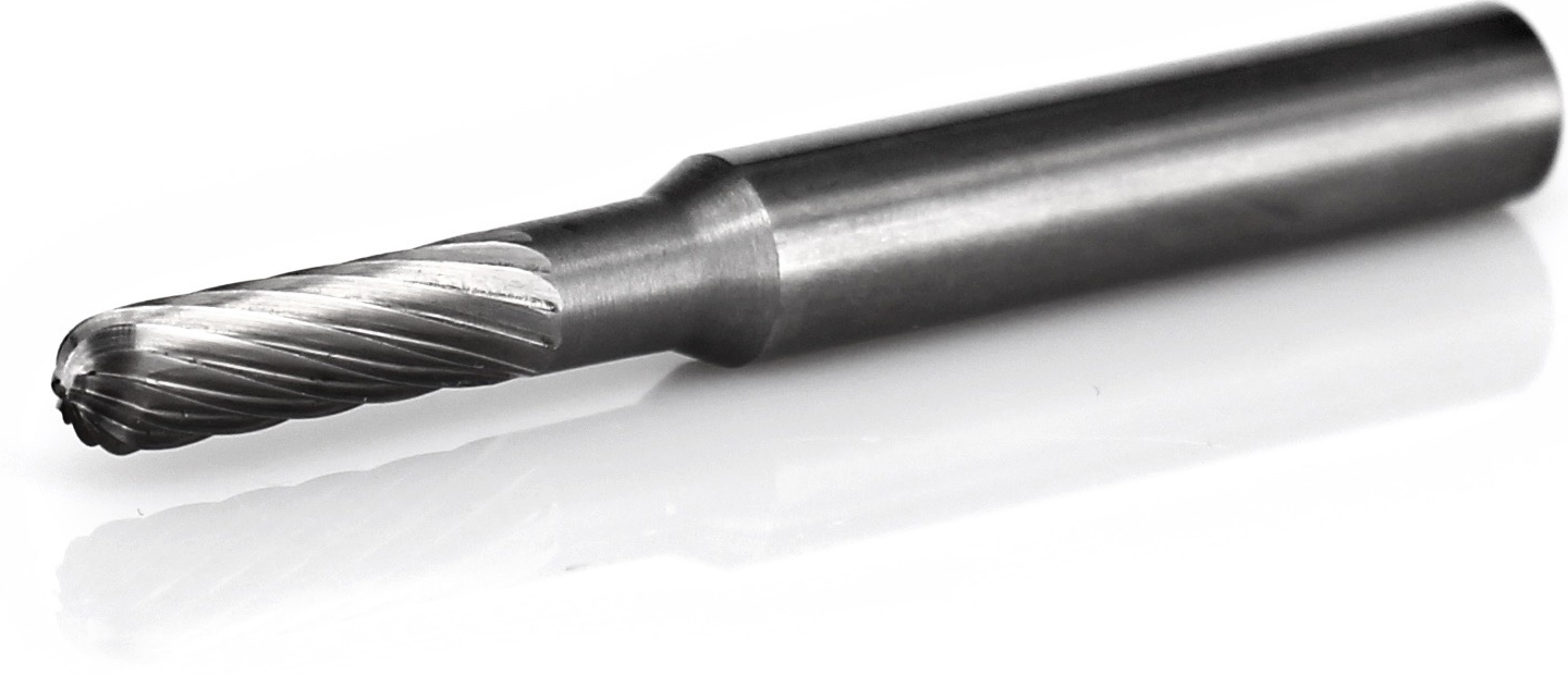 procut Hartmetallfrässtift Walzenrundform WRC C60312-2 Schaft-∅ 6 mm - Kopf-∅ 3 mm - Standardverzahnung (PC-C60312-2) Bild-01