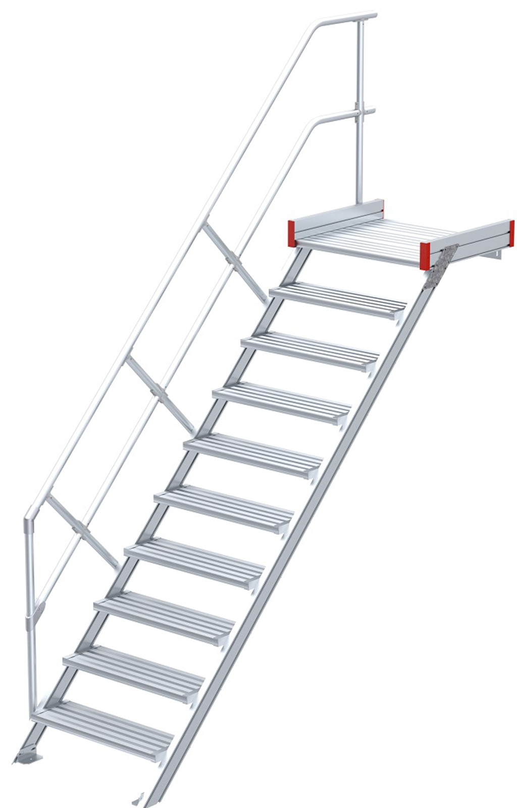 euroline Podesttreppe 45° 10 Stufen - 1000 mm