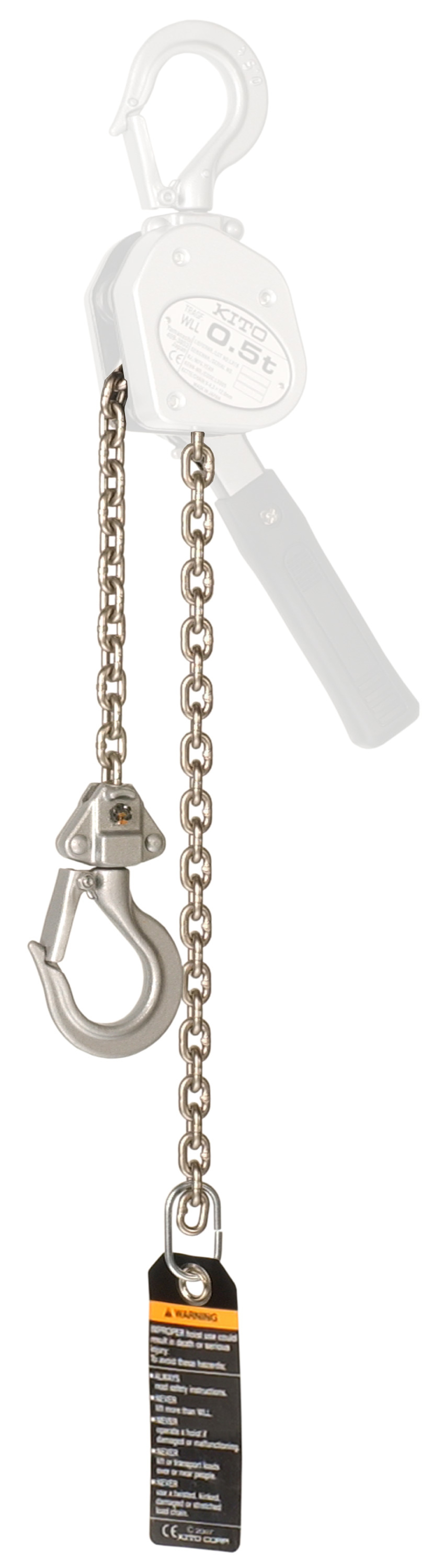 KITO Mehrhub Lastkette für Hebelzug LX005 - Mehrpreis je Meter