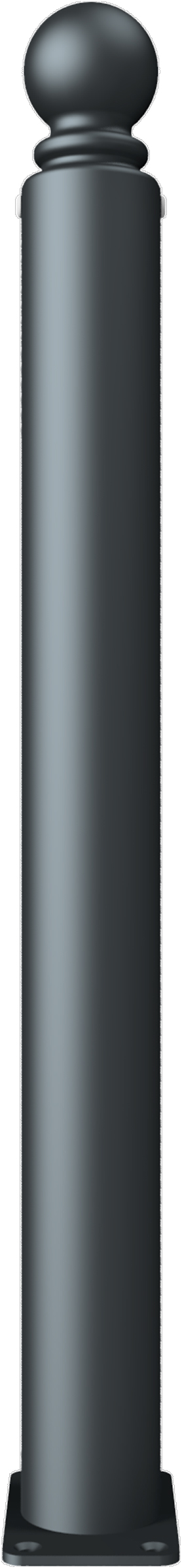 Schake Stilpoller 485 OD Ø 82 mm mattschwarz