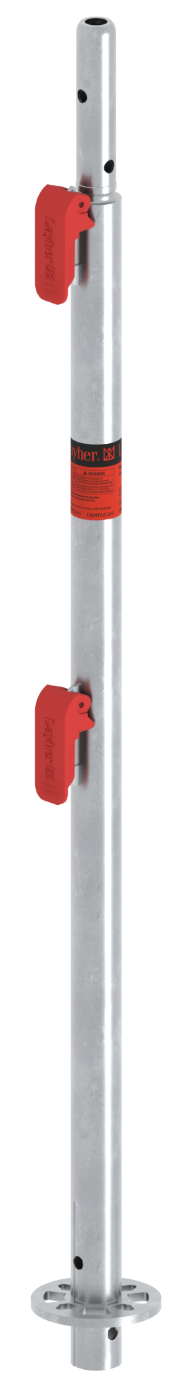 Layher AGS Stiel LW 1,16 m mit Rohrverbinder - Layher Modulgerüst für vorlaufenden Seitenschutz (LG-2602.116) Bild-01