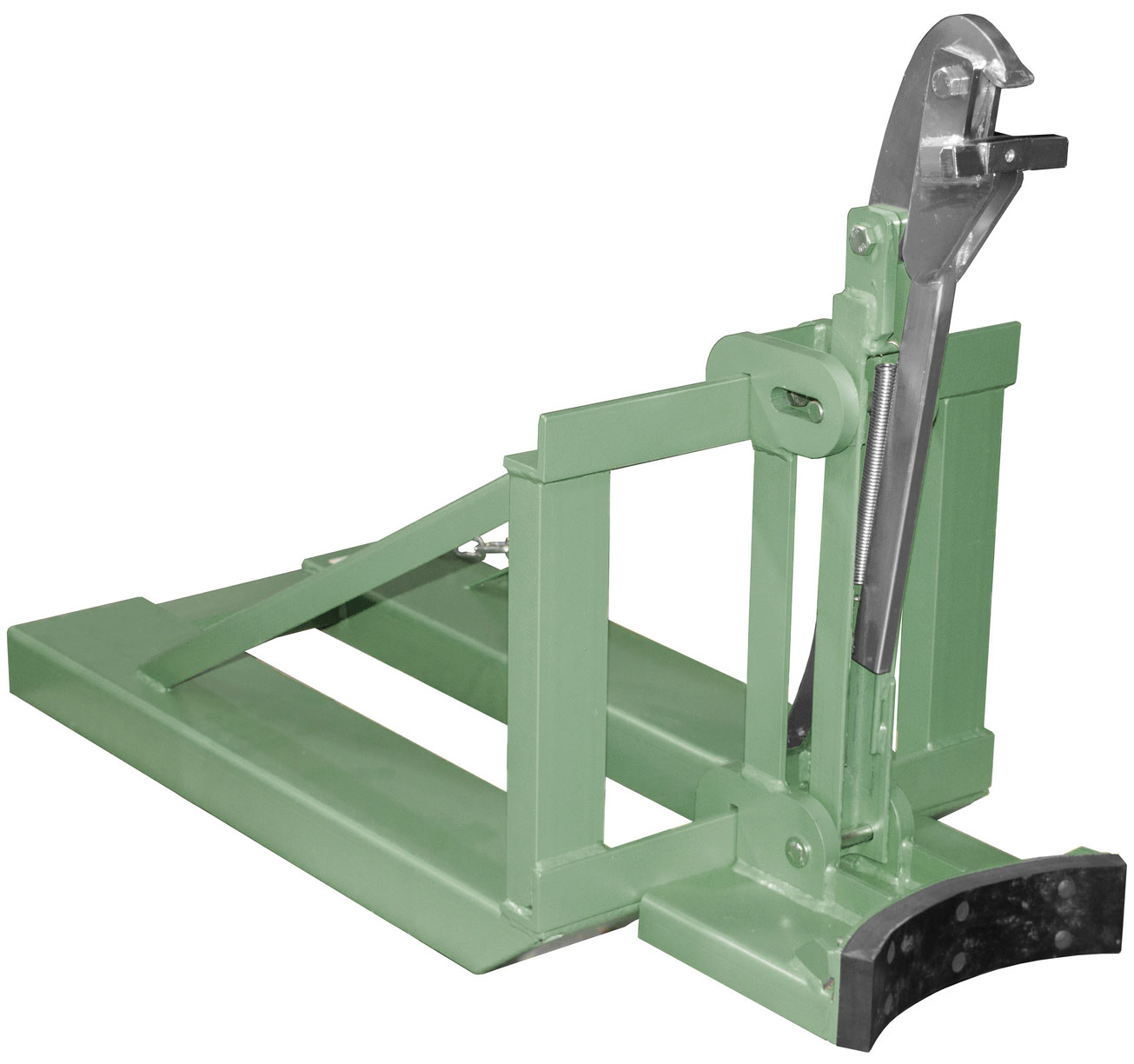 Bauer Fasslifter RS-I|91 - RAL 6011 Transporthilfe für 1 Fass 200 Liter - breite Auflage - Fassheber resedagrün pulverbeschichtet (BA-4408-23-0000-4) Bild-01