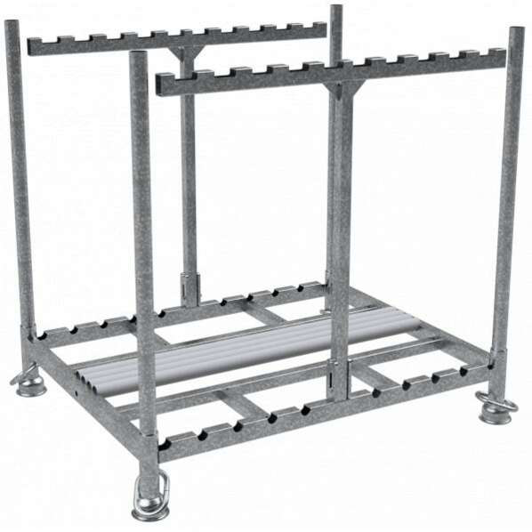 Schake Transportpalette Gerüstbock Lagerpalette für 10 Schake Compakt- und Systemgerüstböcke Gr. 3 (SK-10123-5-10) Bild-01