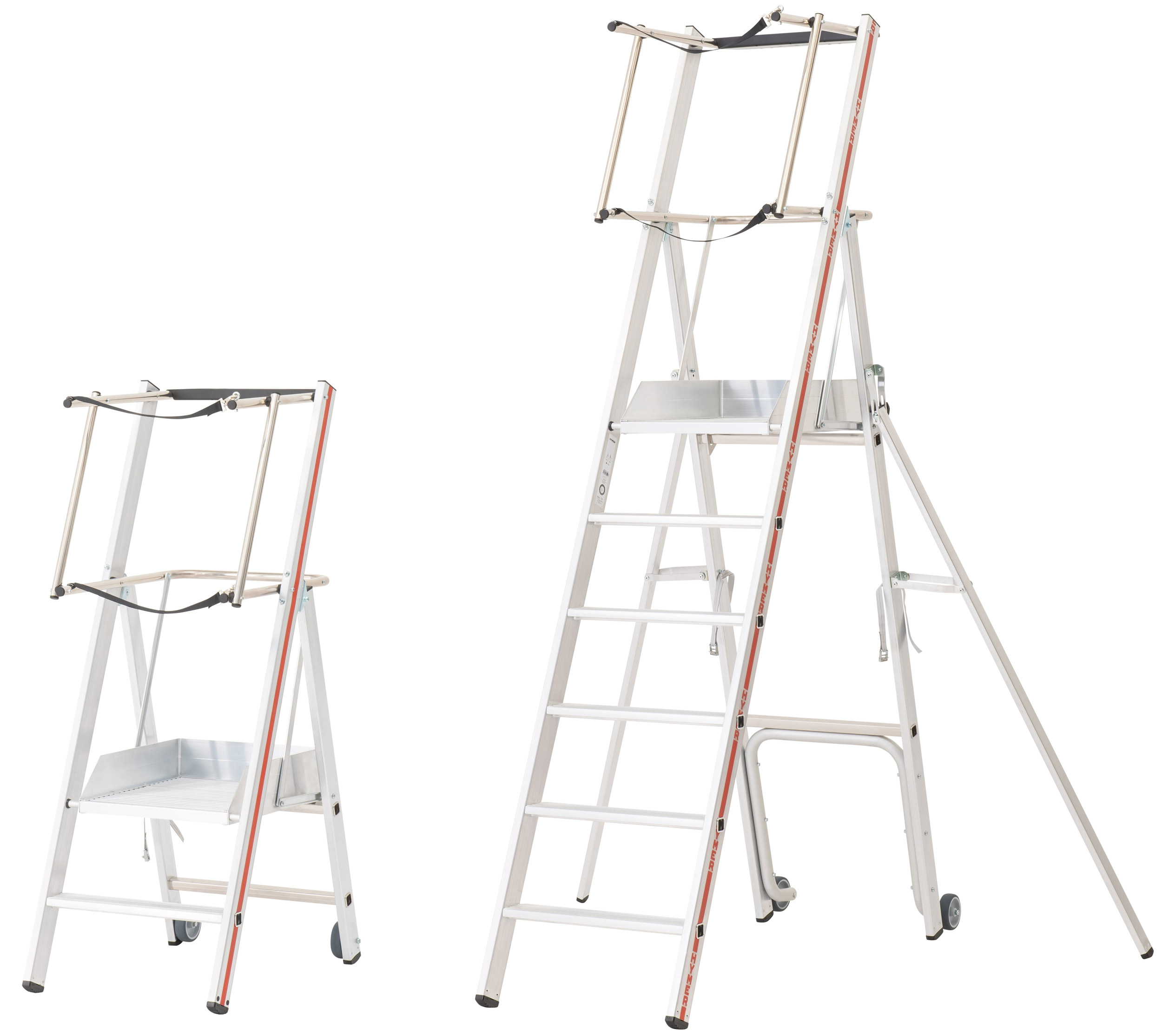 Hymer Stufen-Plattformleiter ProTect C Alu-Plattformleiter mit umlaufender Absturzsicherung - verschiedene Ausführungen (HY-C-838302) Bild-01