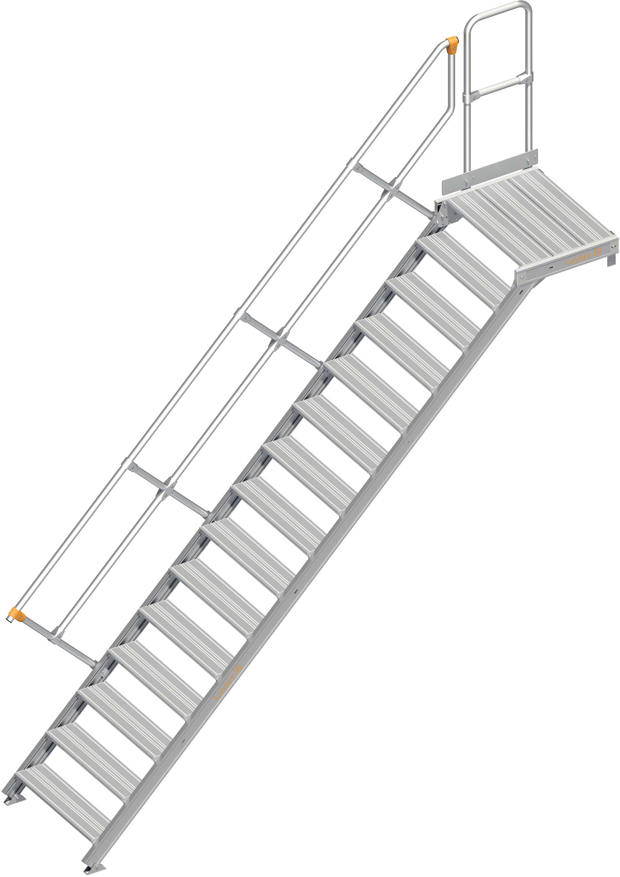 Layher Plattformtreppe 45° SG 15 Stufen - 800 mm breit