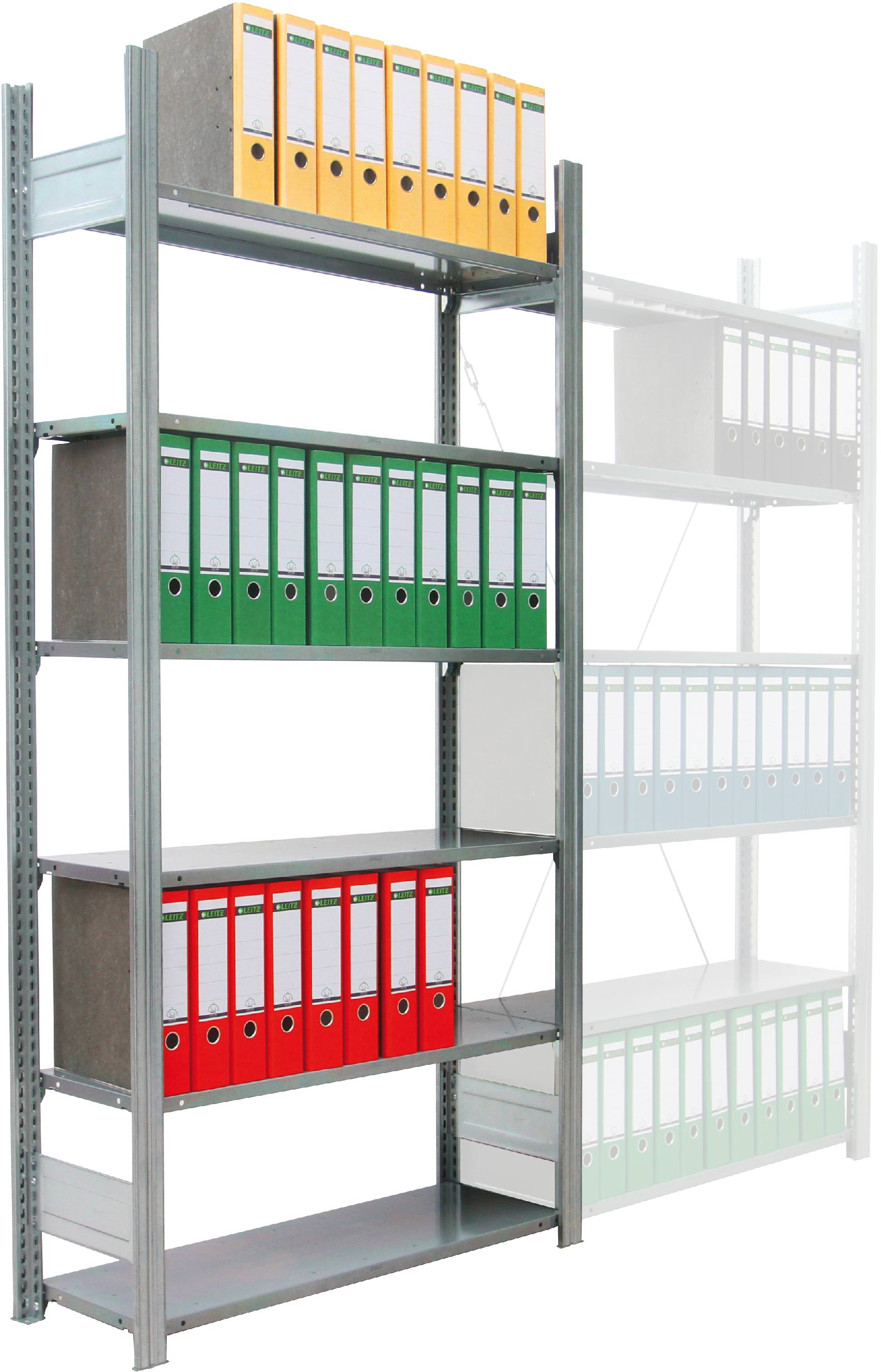 Regalwerk BERT Büroregal 80|66 Anbaufeld 2325 x 1005 x 300 mm