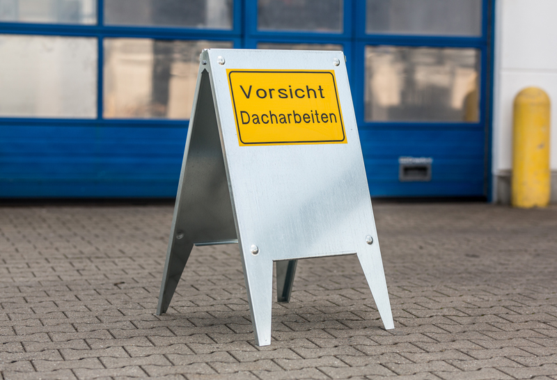 Böcker Warntafel verzinkt