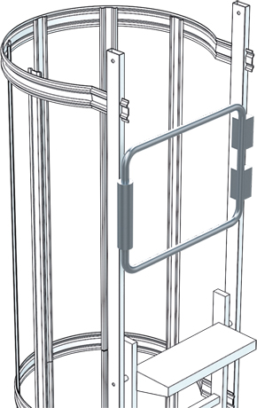 Stoßschutz für Fahrgerüste  Zubehör Treppen und Plattformen