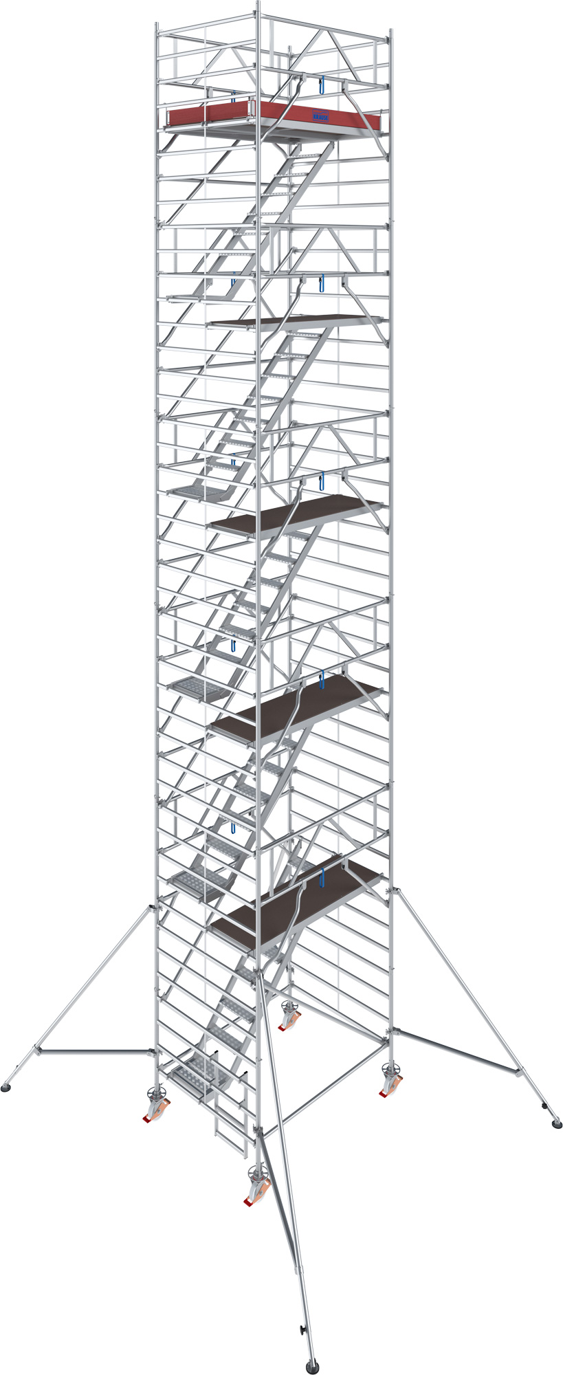 Fahrgerüst Krause Treppengerüst Stabilo Serie 5500 - 1,50x2,00m - AH 12,30m