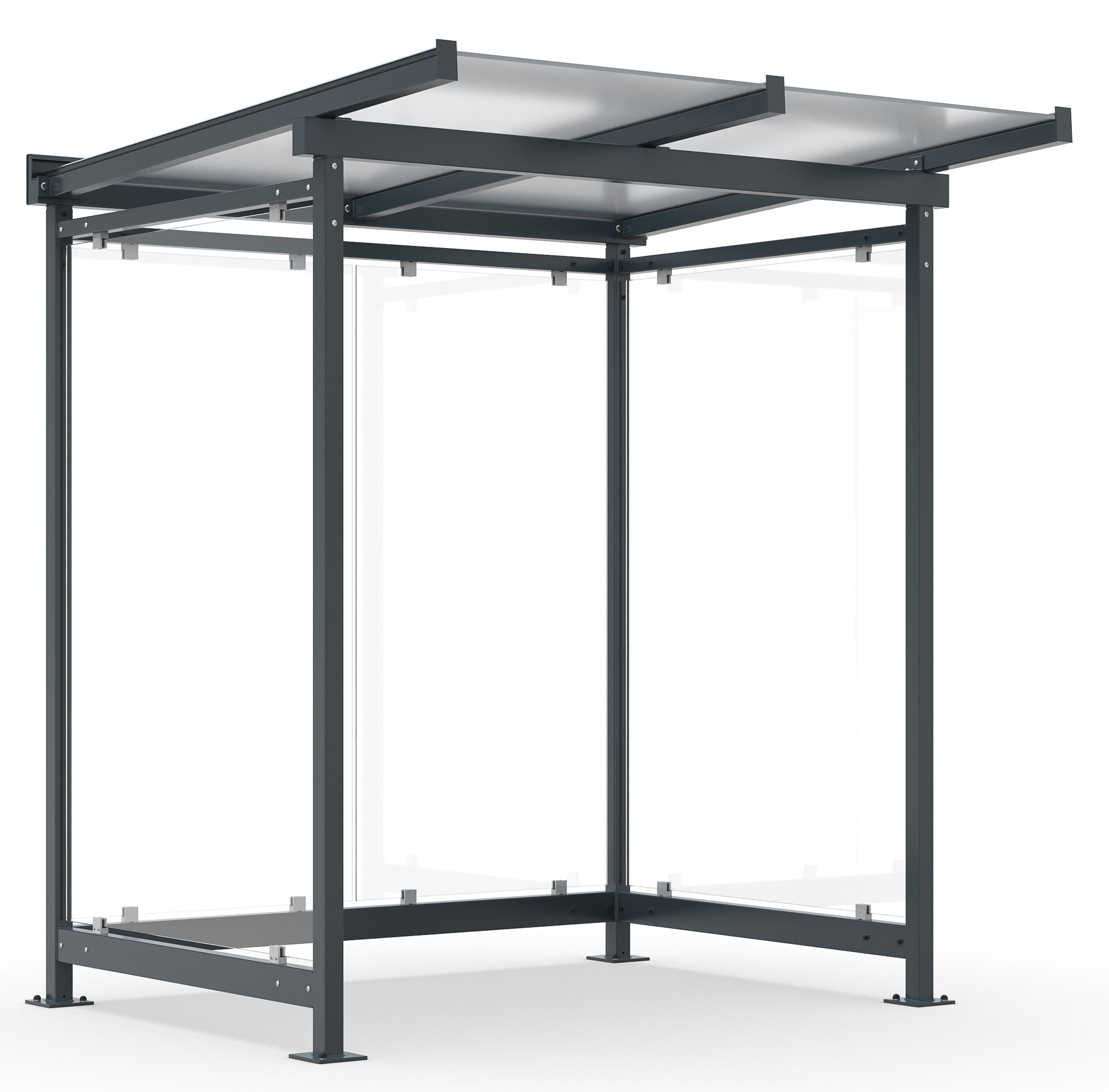 WSM Überdachung Dresden - D2 a|a Bausatz - RAL 7016  (WSM-102100408) Bild-02