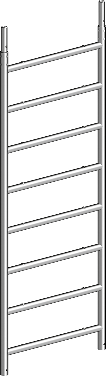 Layher Fahrgerüst Alu-Standleiter 75|8