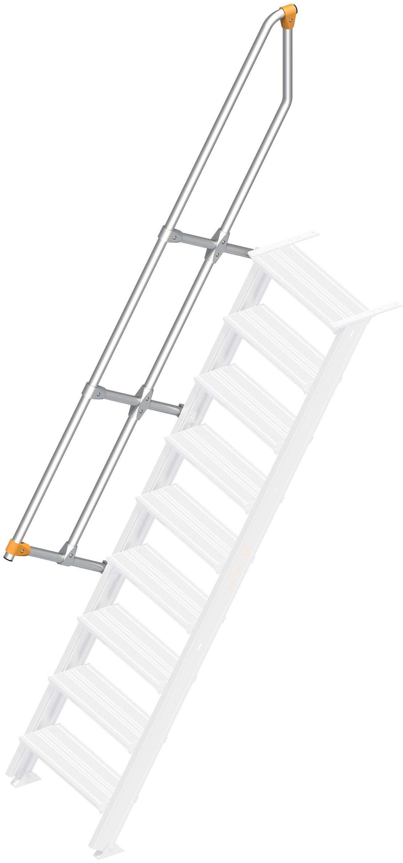 Layher Handlauf Treppe 60° 9 Stufen