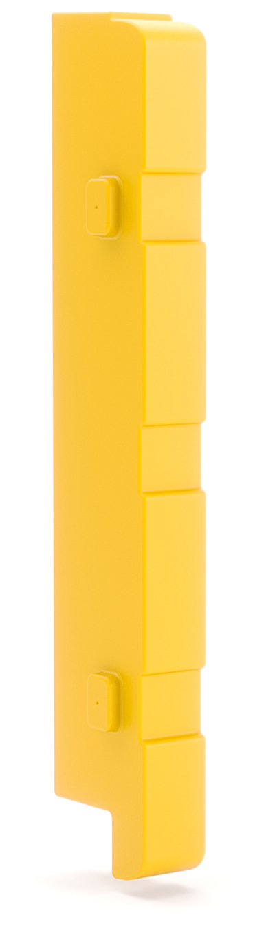 boplan Pfeilerschutz Adapterstück KP Protector 400 - 600 gelb Verlängerungsstück für KP Protector - 100 mm | RAL 1003 (BP-PPKP0099-1100-600YE) Bild-01