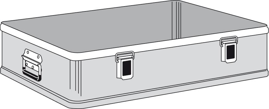 ZARGES Alu Universalkiste K 470 Plus Unterteil 62 Liter