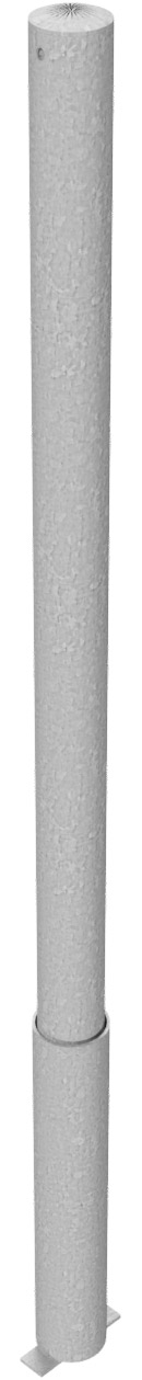 Schake Absperrpfosten H Ø 60 mm ohne Öse verzinkt